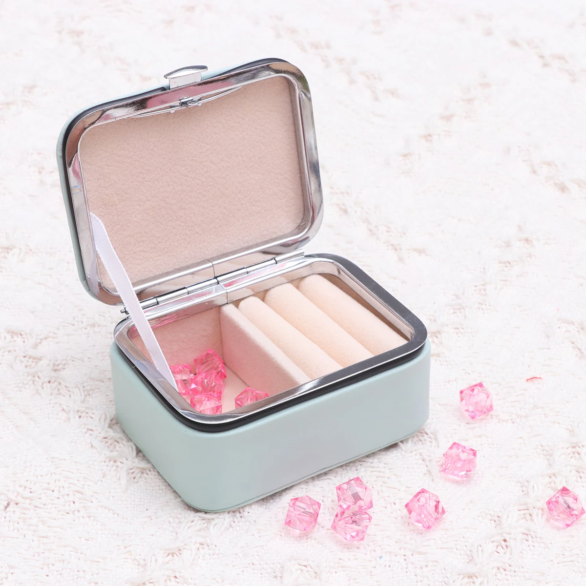

Jewelry Storage Box Boxes Necklace Mini Organizer Case Containers Fashion Travel