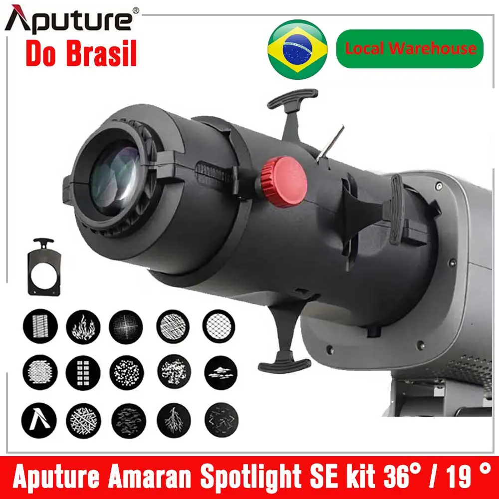 【Do Brasil】Aputure Amaran Spotlight SE 19°/ 36°Bowens Mount Point-source Fresnel Lens Modifier for Amaran 150c Amaran 300c 200xS