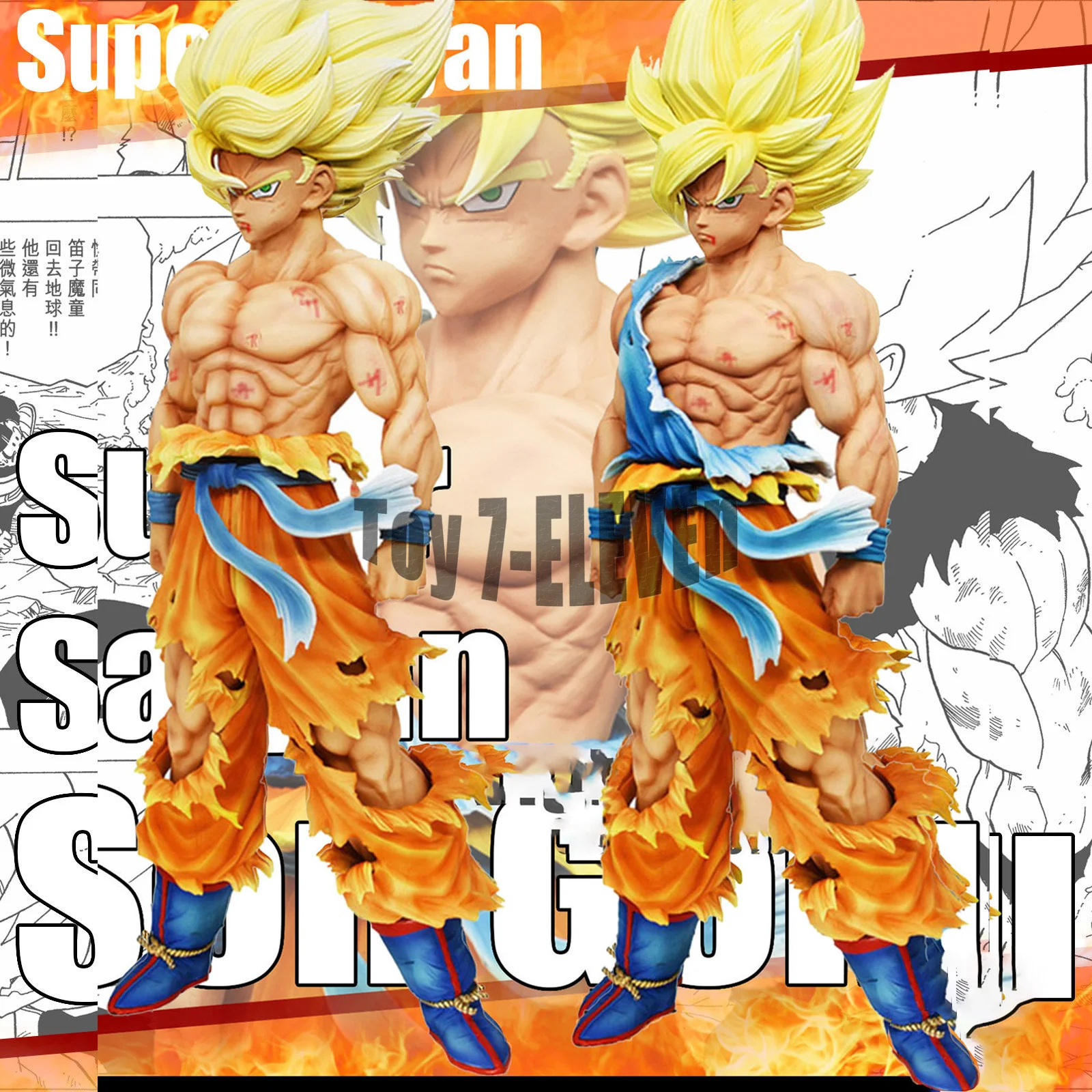 Figuras de acción de Dragon Ball Z, Son Goku, Namek, Super Saiyan, Goku, estatua de PVC de 30CM, modelo de colección, juguetes, regalos