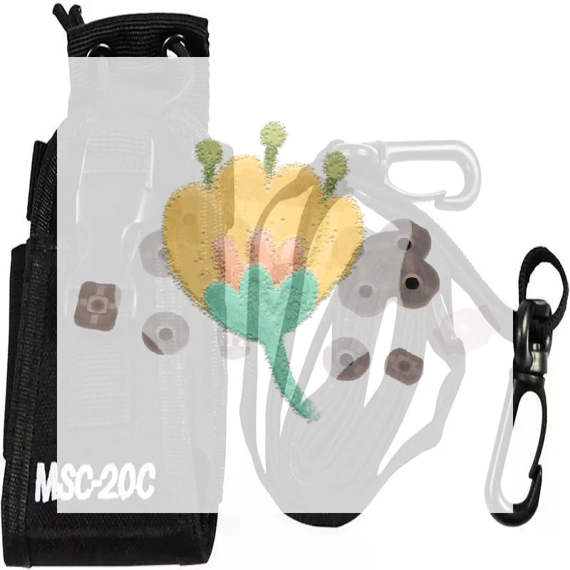 1 Set Multifunctional Radio Walkie Talkie Holder MSC-20C Nylon Walkie Talkie Universal Bag For UV-5R TYT ICOM