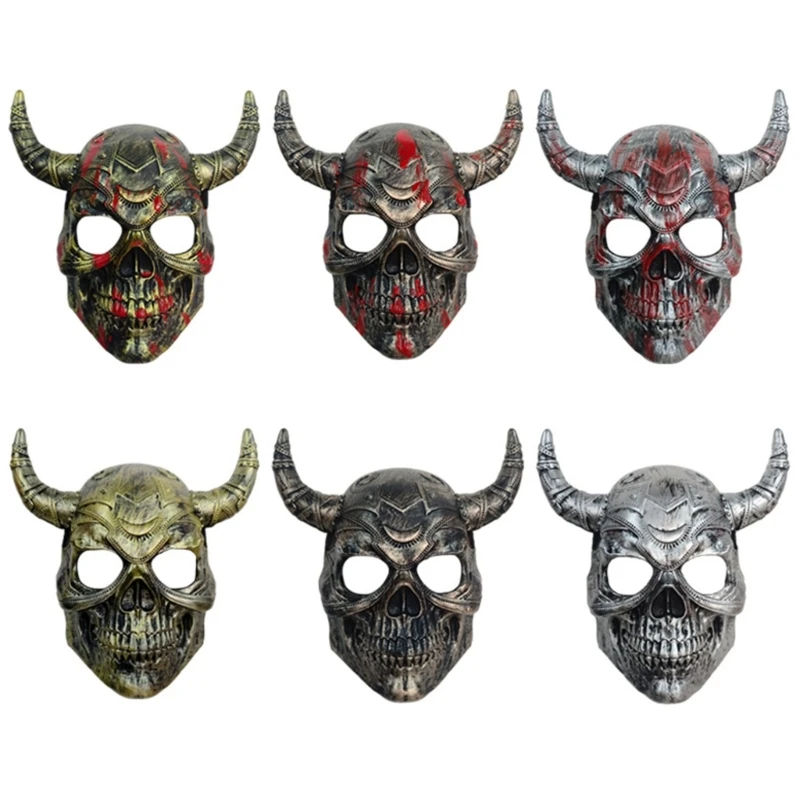 

DXAE Devil Demons Mask Cosplay Mask for Women Man Devil Horns Mask Masquerade Mask Mardi Gras Mask Halloween Costumes