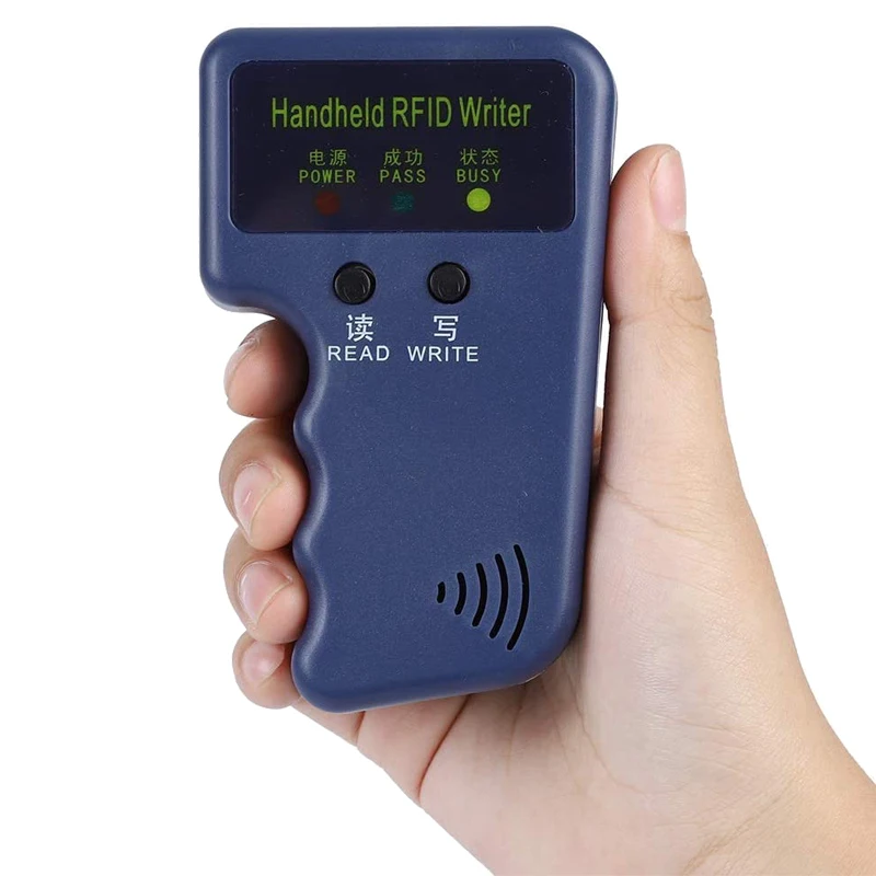 Wyprzedaż ręczny 125KHz EM4100 T5577 pisarz kart identyfikacyjnych RFID kopiarka powielacz powtarzalny programator dla bezpieczeństwa w domu biurze