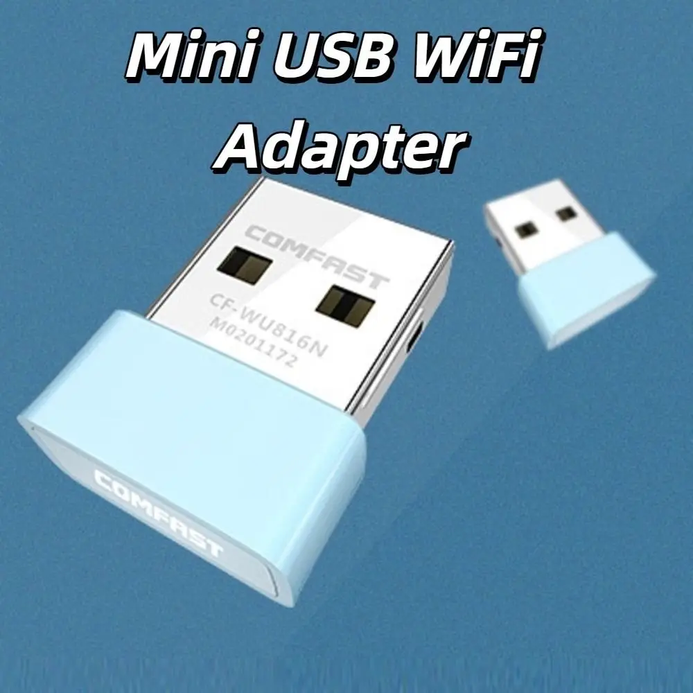 CF-WU816N Mini adaptador WiFi USB transmisión 2,4G tarjeta de red USB Mini controlador receptor WiFi inalámbrico gratis Oficina en casa