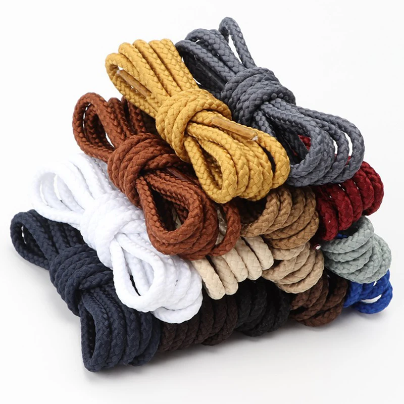 1Pair Round shoelaces Outdoor hiking Boot laces Sneakers Casual Shoes High-Quality Shoelace 80/100/120/140/160cm