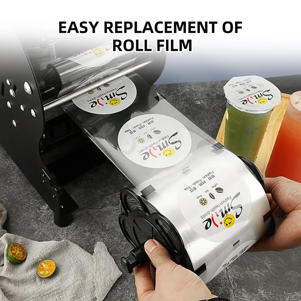Adjustable Cup Sealing Machine Semi-Automatic Digital Milk Tea Sealer Temperature for Beverage Business - view 4