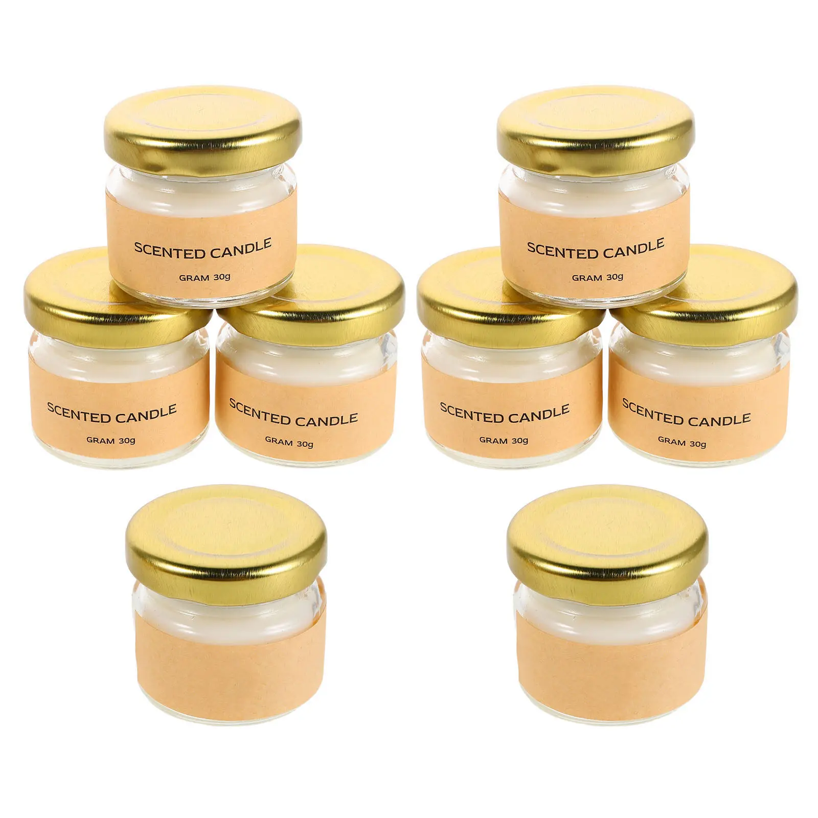 8 Velas Aromáticas de Soya Hechas a Mano con Aceites Esenciales para Decoración del Hogar, Dormitorio y Sala de Estar