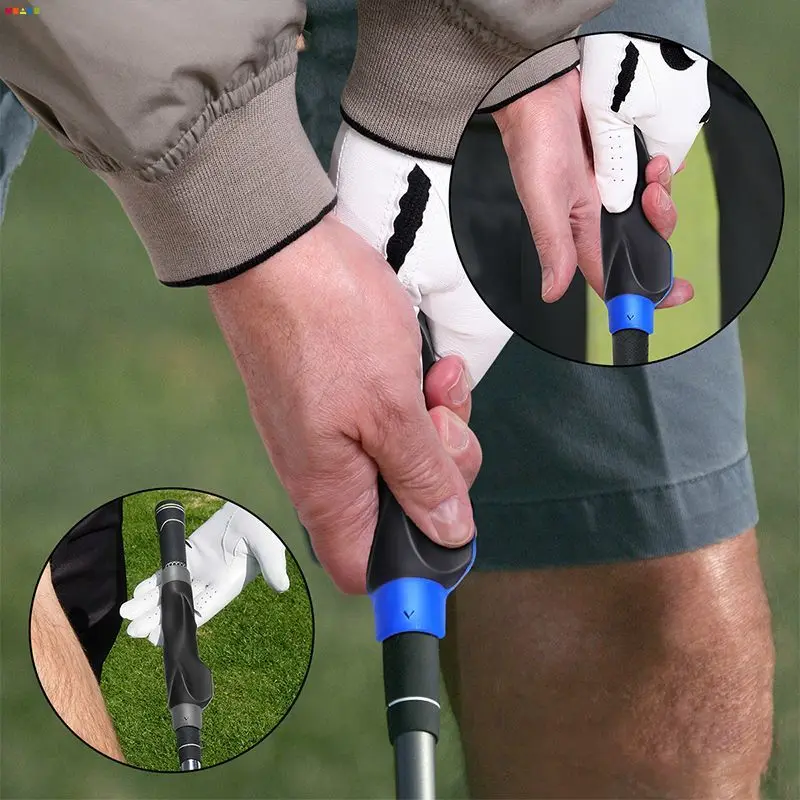 Golf Grip Trainer Golf Training Aid Golf Club Handle Corrector for Correct Hand Position Swing Practice