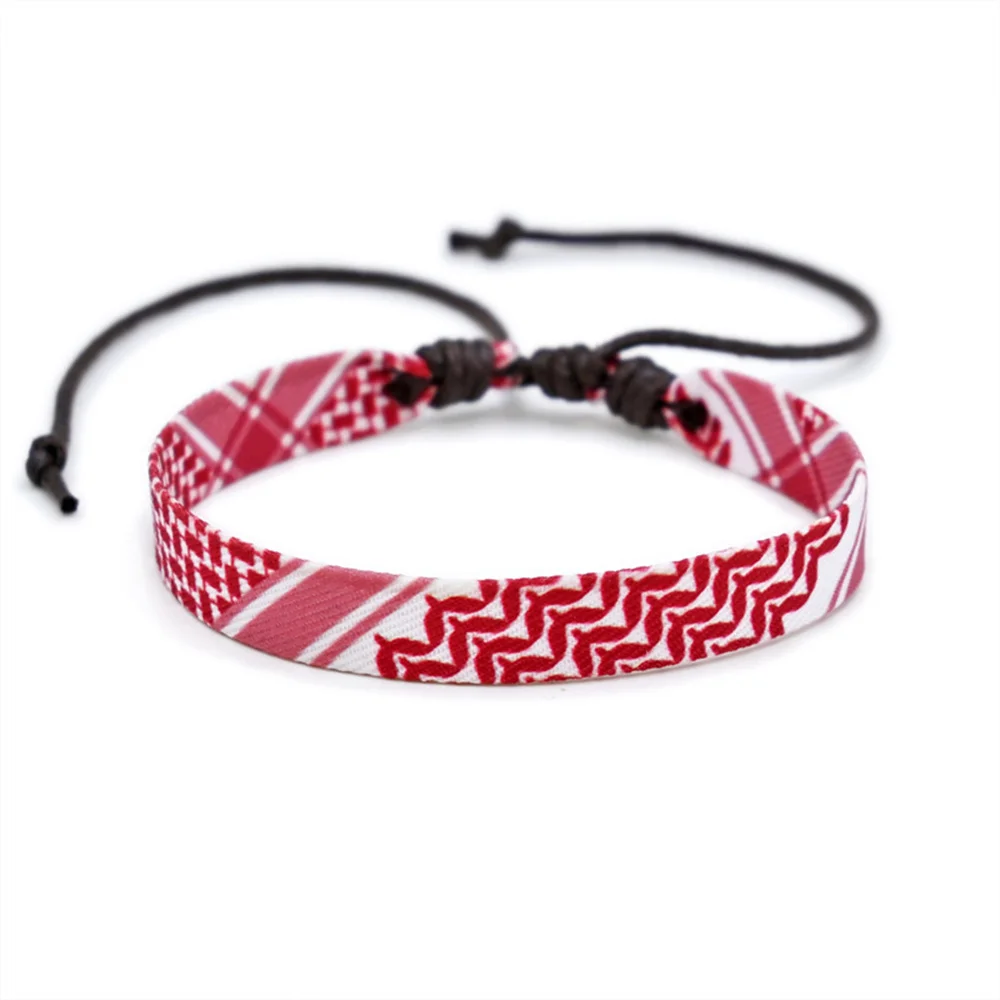 1/4/12 Teile/los Arabisch Ethnischen Stil Hand Gewebt Armband Einstellbare Spitze Up Neutral Strand Surfen Freundschaft Party Zubehör geschenk