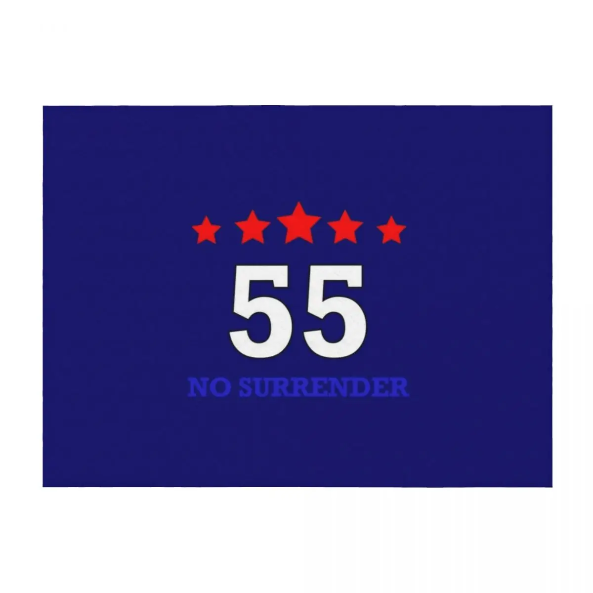 

Rangers 55 T Shirt Blue Throw Blanket Summer Blankets Sofas Of Decoration Moving Softest Blankets