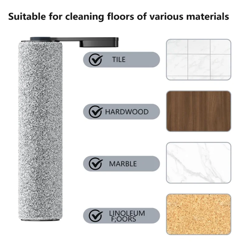 DHIPP-2 قطعة فرشاة الأسطوانة لسلسلة Tineco S5 اللاسلكي الرطب الجاف مكنسة كهربائية استبدال عدة نظافة أجزاء استبدال