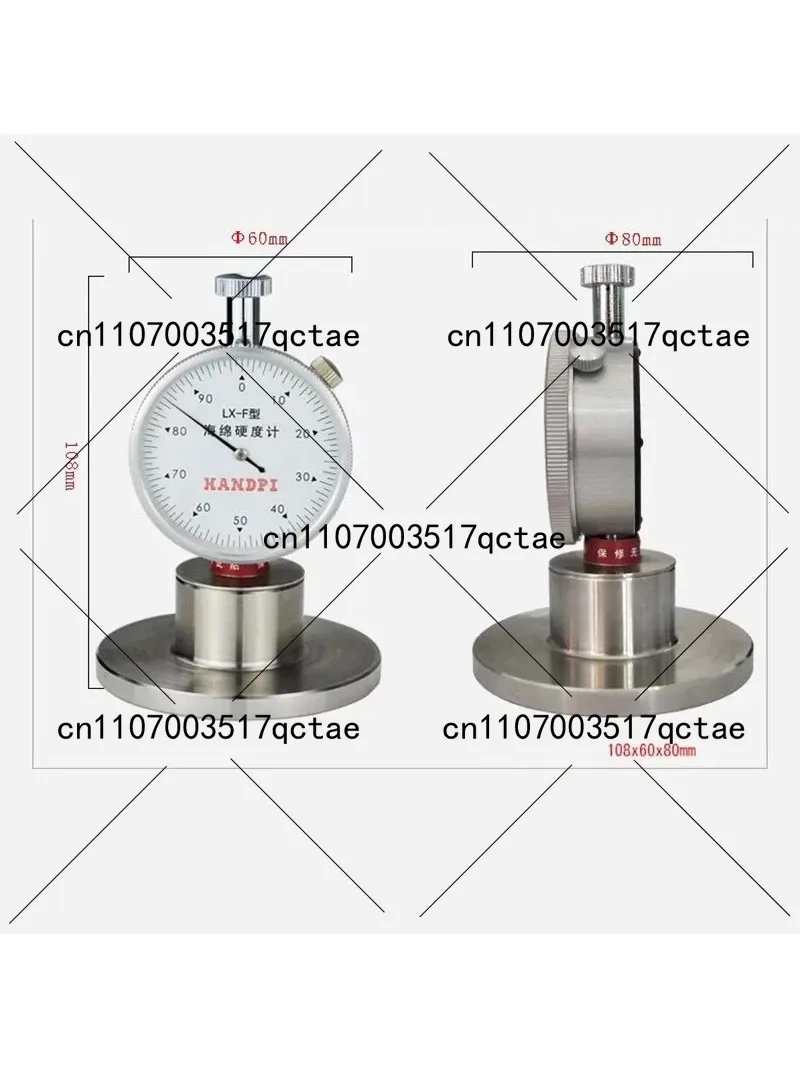 Foam Hardness Tester Sponge Polyurethane Foam Durometer Measuring Tool 0 to 2.5MM