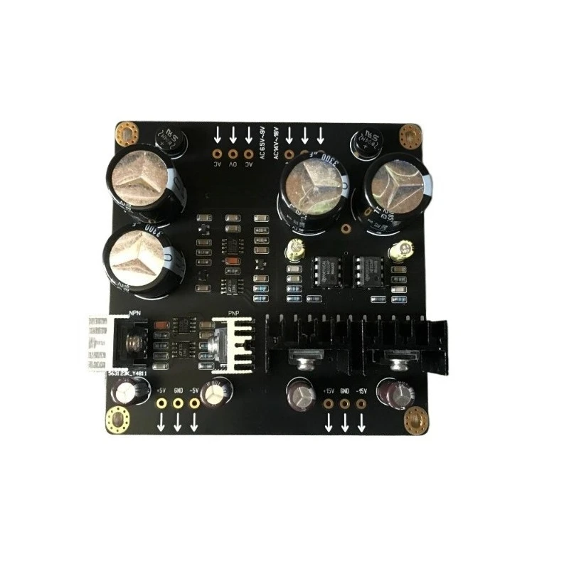For  Audio DAC Power Supply Board ±12-18V ±5V Stabilized Voltage PCB Module