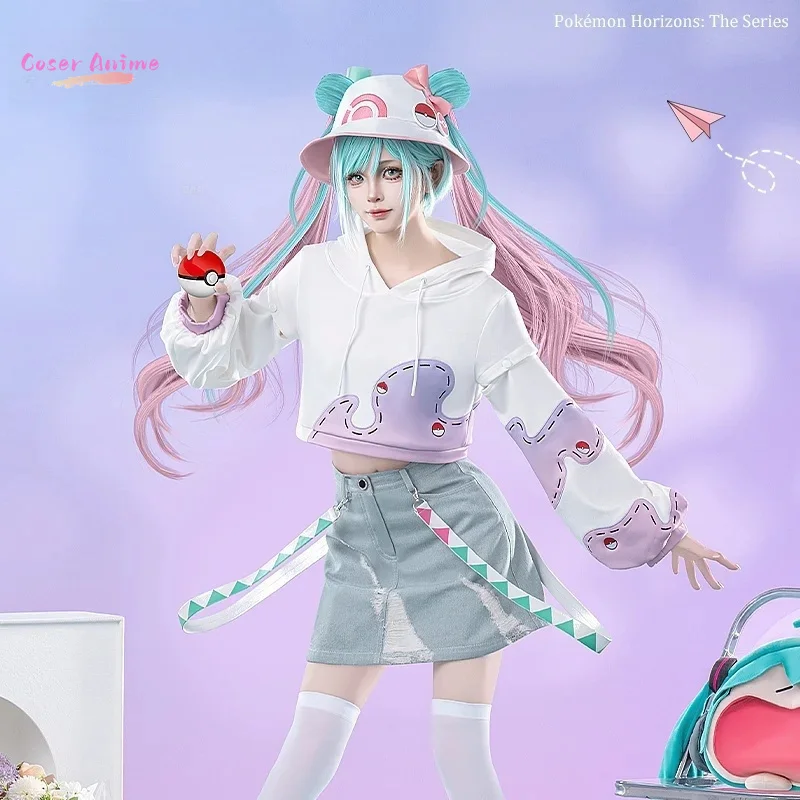 ชุดคอสเพลย์อนิเมะ M i ชุดกระโปรงสั้นสำหรับผู้หญิง ชุดฮาโลวีน