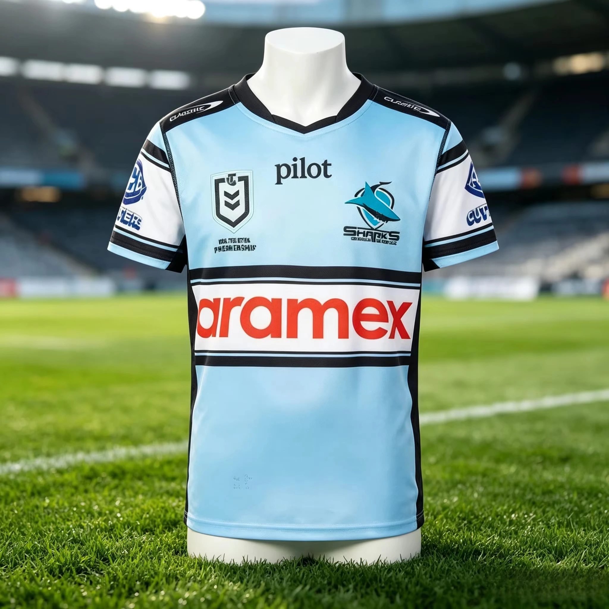 2026 Cronulla Sharks Home Rugby League Jersey Men Short Sleeve NRL Football Shirt Quick Dry Sports Training Uniform For Fans