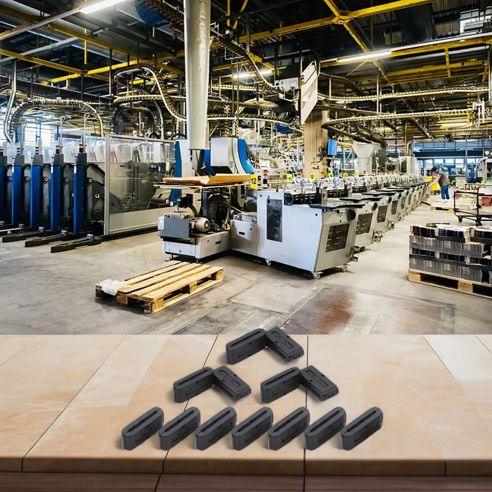 

10PCS Ferrite Core 37x10mm Ferrite Ring Clip-on Ferrite Core Noise Suppressor Wire Clip Electromagnetic-Interference Reduction