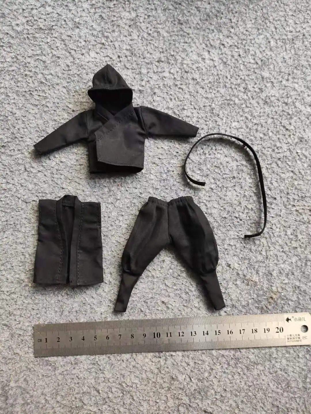 

Type A 1/12 Scale Ninja Special Forces Clothes Four-piece Set Model for 6" Doll