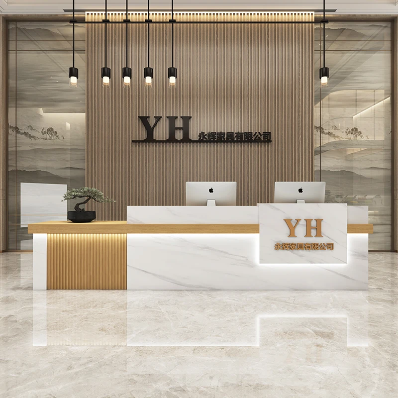โต๊ะต้อนรับออแกไนเซอร์สุดหรู ร้านออกแบบ โรงแรมทันสมัย ​​บาร์ ร้านอาหาร โต๊ะต้อนรับ บริษัทสครีวานีอาเฟอร์นิเจอร์อินเทรนด์