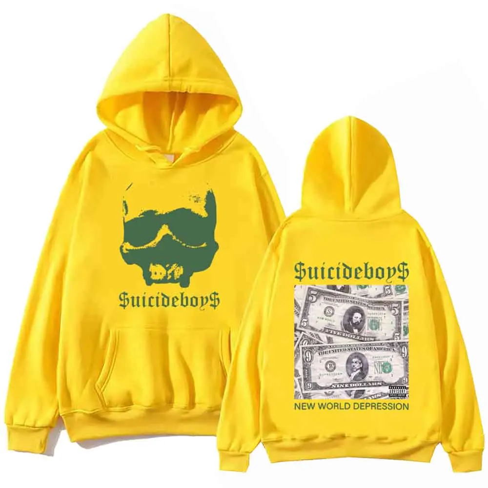 Suicideboys Harajuku Hip Hop Pullover, Novo Mundo Depressão Hoodie, Tops Camisola, Fãs Presente