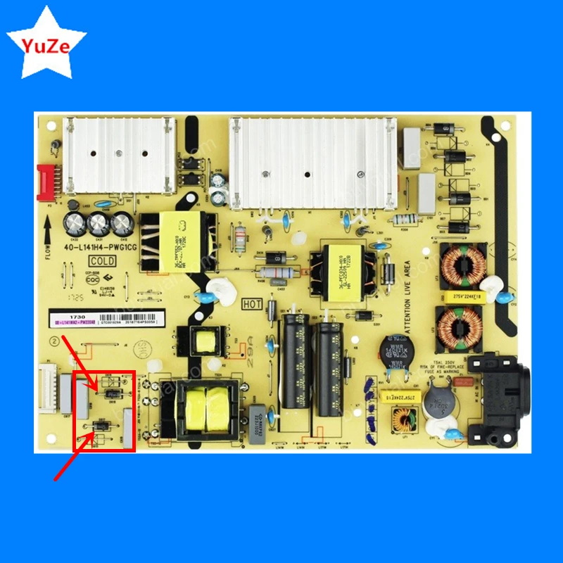 

40-L141H4-PWG1CG 08-L141WA2-PW220AB Power Supply Board for 49'' 55'' 49 inch 55 inch 55S401 49S405 55S405 49UC6306 55UC6326 TV