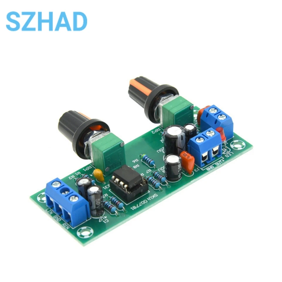 10-24V Subwoofer Preamp Board Front Finished Board Subwoofer Preamp Board Single Power Low Pass Filter Boardpass Filter Board