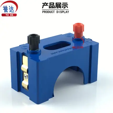 Free shipping No. 1 battery box No. 1 and 1 all-copper contact point with binding post can be connected in series and parallel p