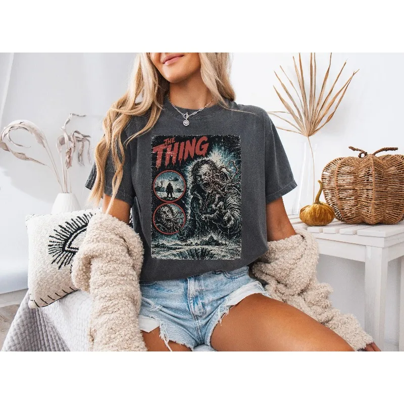Horror/sci-fi Movie T-shirt, Classic Movie Women's T-shirt, Summer New Casual Unisex
