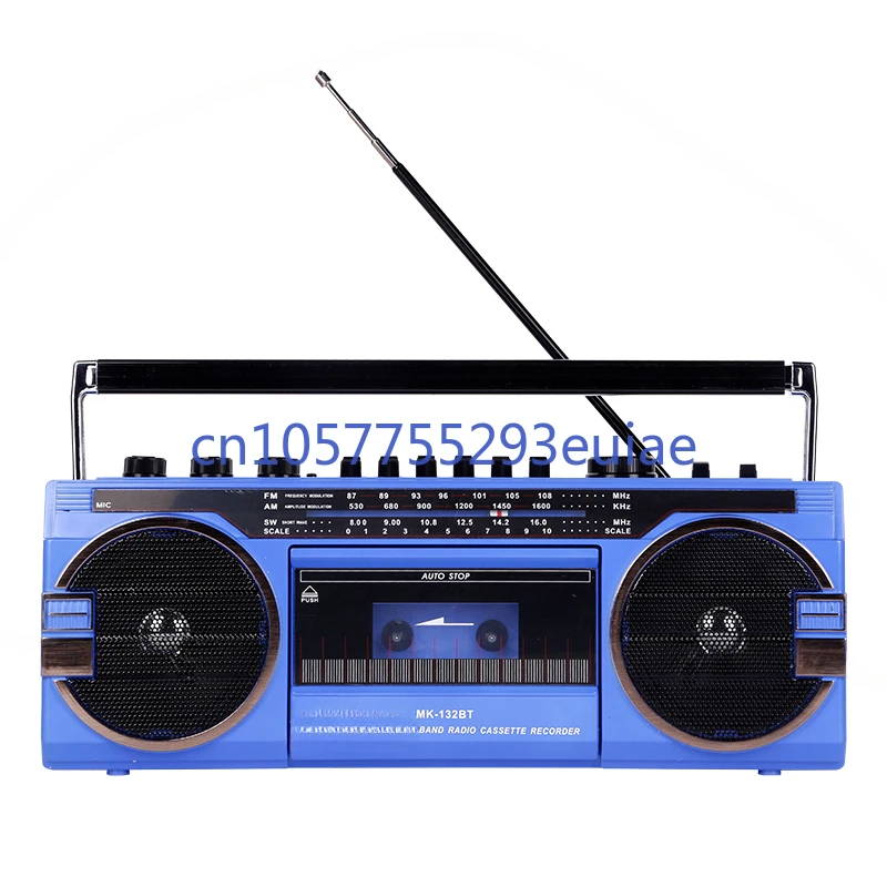 New four-band recorder, tape player, tape recorder, radio USB SD card with Bluetooth function