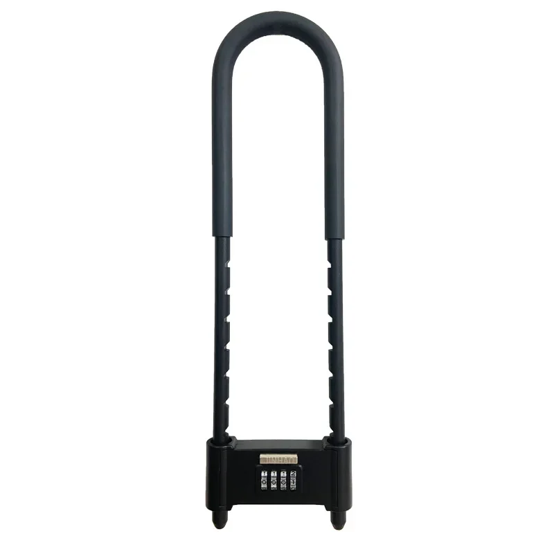 DurableU-shaped Password Glass Door Lock All-metal Electric Vehicle Bicycle Security Password Lock Anti-theft Anti-prying