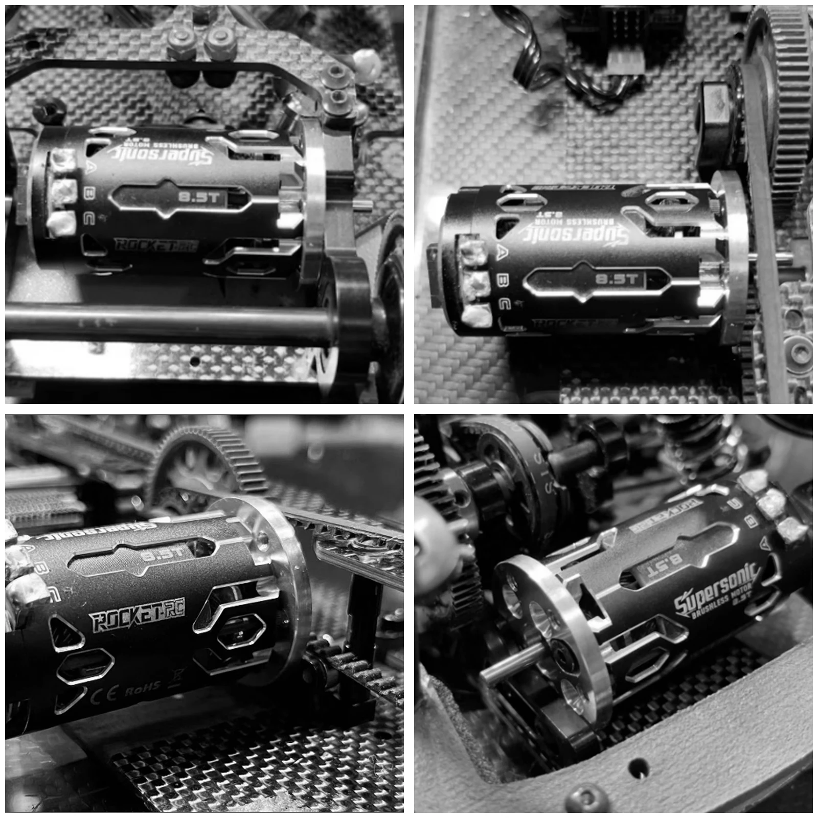 Metall 380 bis 540 Motor Adapter 3650 Motor Konverter für Xray Serpent Xpress Ptg Lracing 3 Racing Sakura Rc Buggy Upgrade Teil – Detail 1