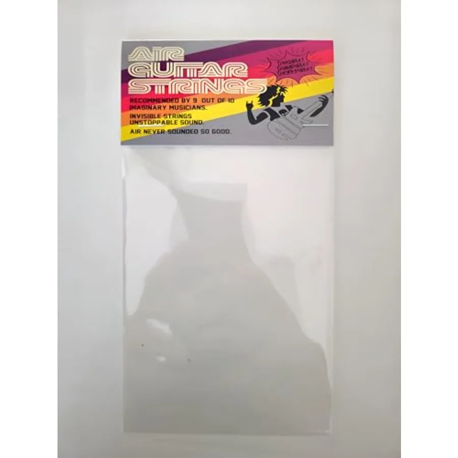 Now Made from 100 Percent Premium Grade Nothing. Recommended by 9 Out of 10 imainary Musicians. Invisble Strings with Unstoppab