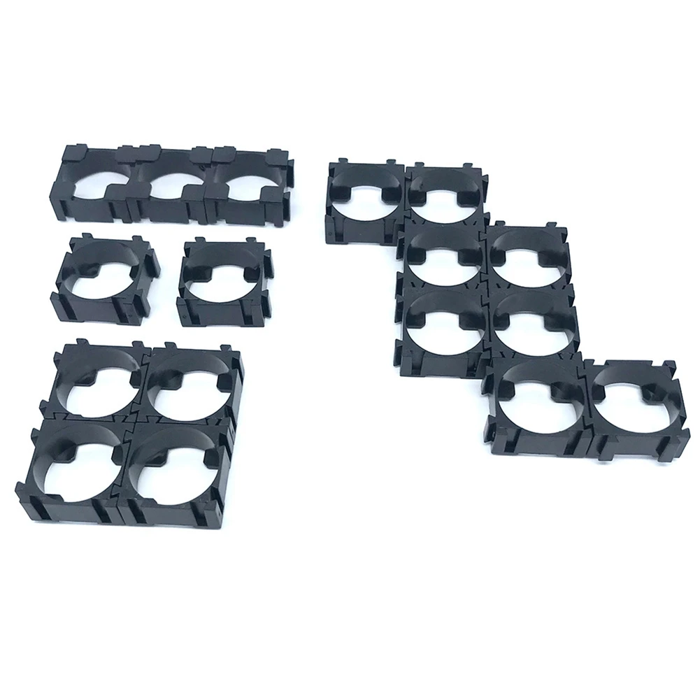 L65A-100Pcs 18650 Safety Anti Vibration Holder Bracket Lithium Batteries Support Stand