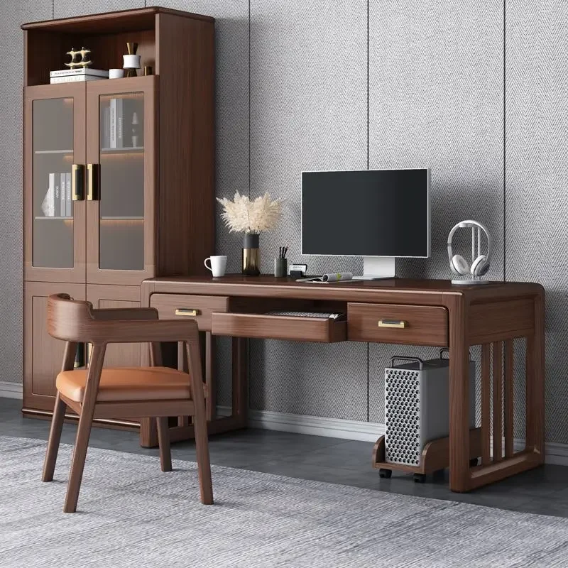 

Стол из массива дерева, компьютерный стол из фиолетового золота и грушевого дерева