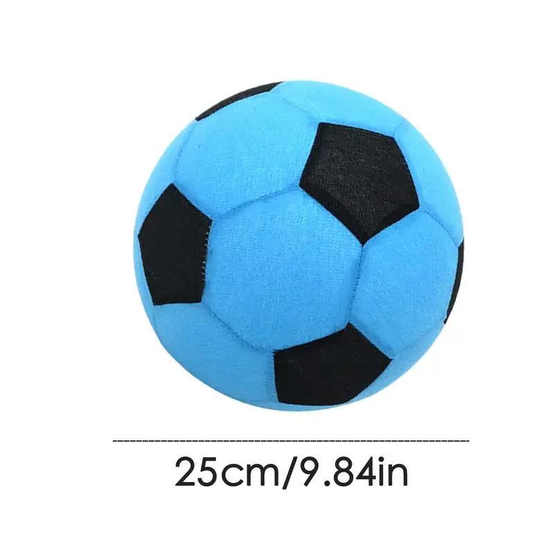 Pallone da calcio silenzioso per interni Pallone da calcio silenzioso da 25 cm Pallone gonfiabile in PVC Facile da impugnare Calcio interattivo ad alta densità
