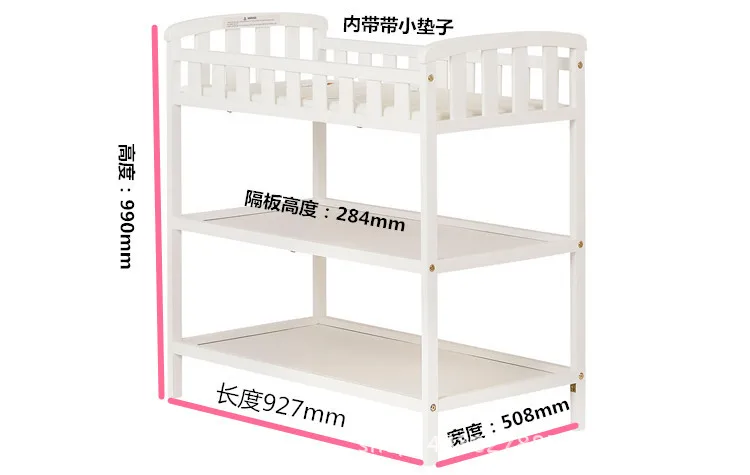 simple solid wood baby newborn BB diaper changing table nursing table CHEST baby nest bed  cunas para el bebe