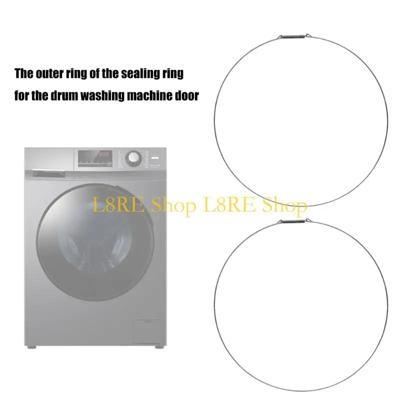 L8RE 2Pcs Replacement Boot Seal Retaining Adapter For Washing Machine Replacement Part Easy Installation Washing Machine