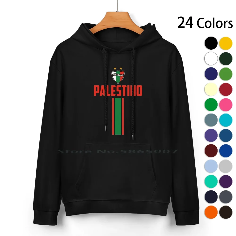 My Colors , My Passion And My Pride Is Palestino , Santiago De Chile , Chile Pure Cotton Hoodie Sweater 24 Colors Barra