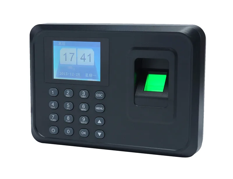 Fingerprint Time Recording Clock In And Out Machine For Employees Biometric Attendance Device For Office Staff Management