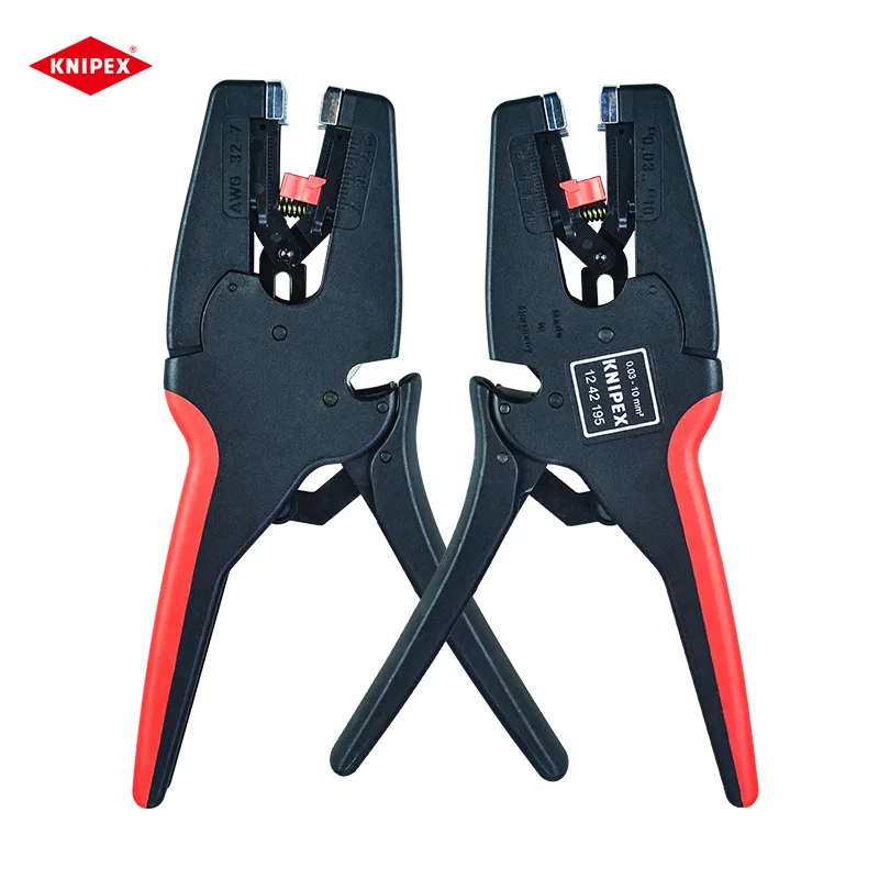 Немецкий автоматический инструмент для зачистки проводов KNIPEX, многофункциональный инструмент для электрика 1242195   Импортный