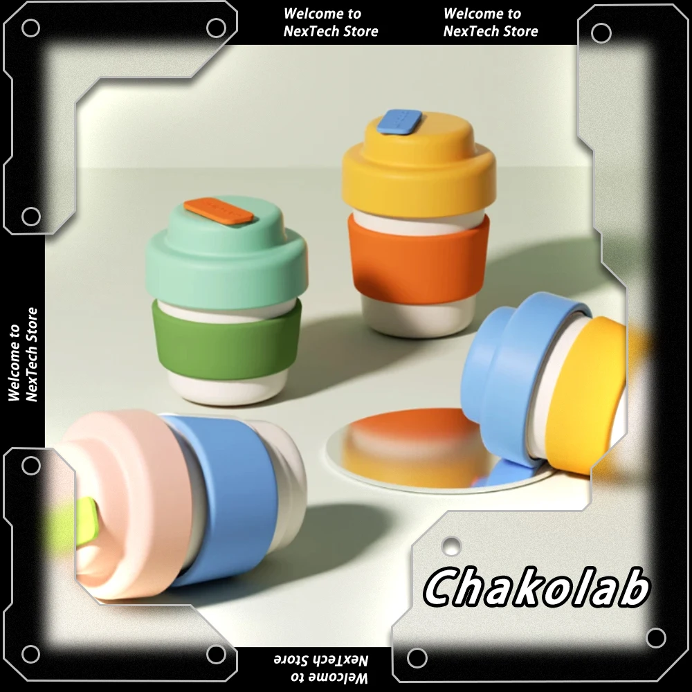 Chakolab Coffee Cup Ceramic Liner Thermos Spring and Summer Gift High Value Water Children's Accompanyin Camping Office Desktop
