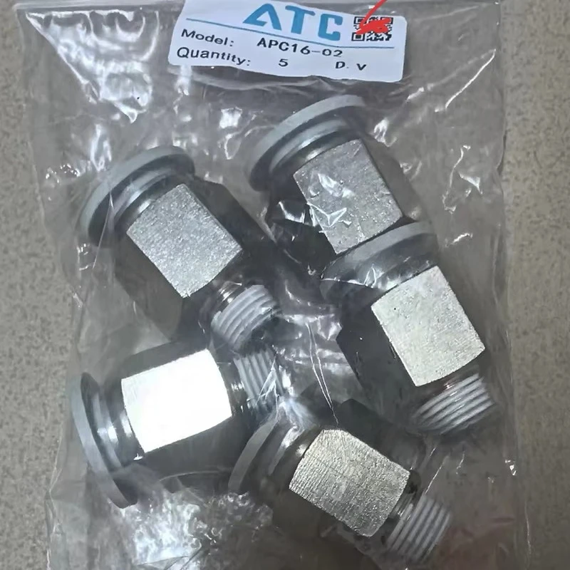 10PCS AIRTAC APC16-02 APC16-03 APC16-04 APC16-06 APC16-01 Quick-Connect Coupling