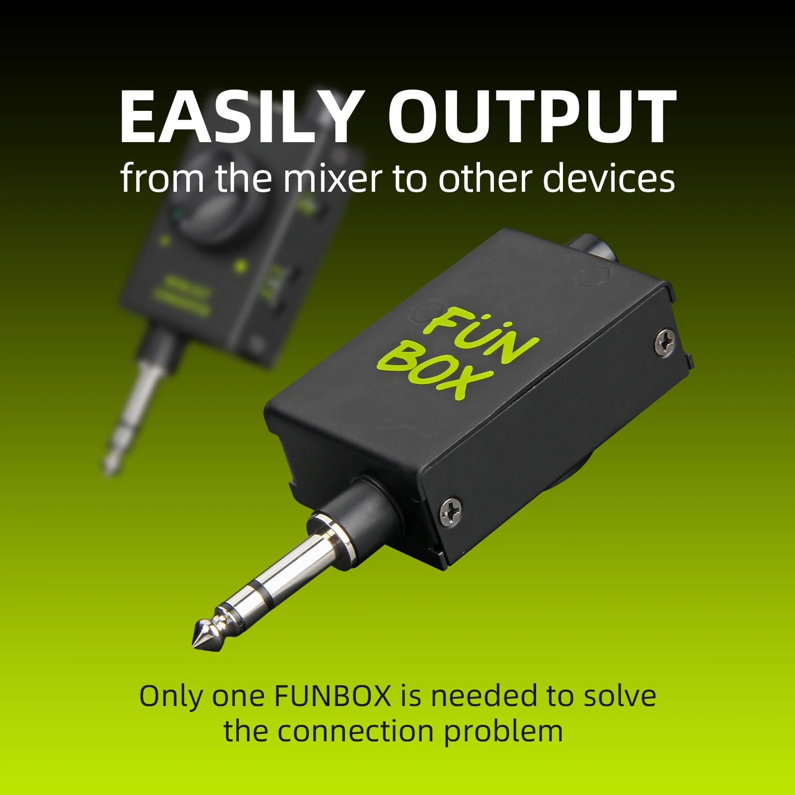 IKGE DJ Console Mixer, Live Streaming Adapter, output device supports smartphones, laptops, PCs, etc., for Karaoke, Recording