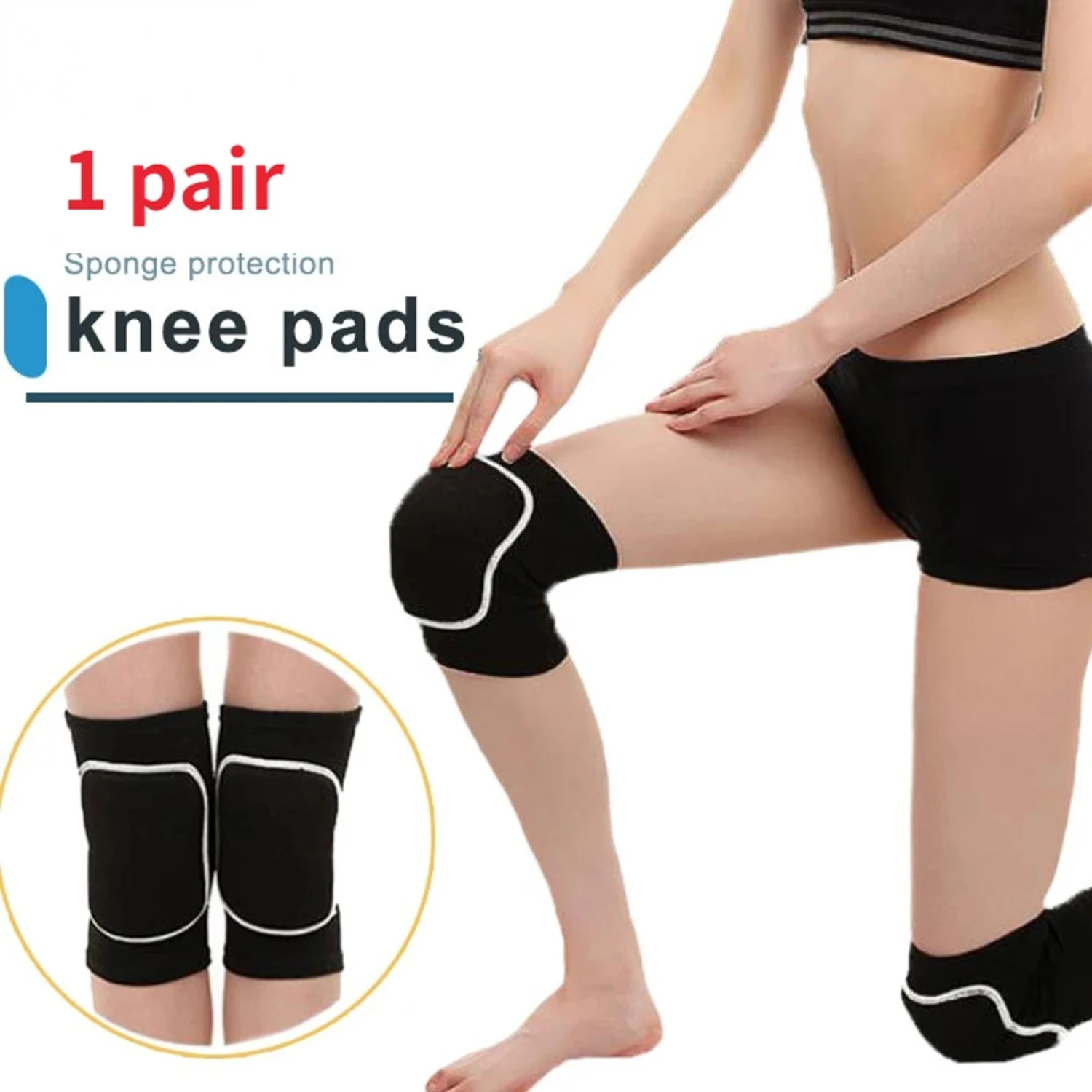 New Knee Pads Knee Guards  Men Women  Knees Protective, Knee Braces  Volleyball Football Dance Yoga Tennis Running cycling