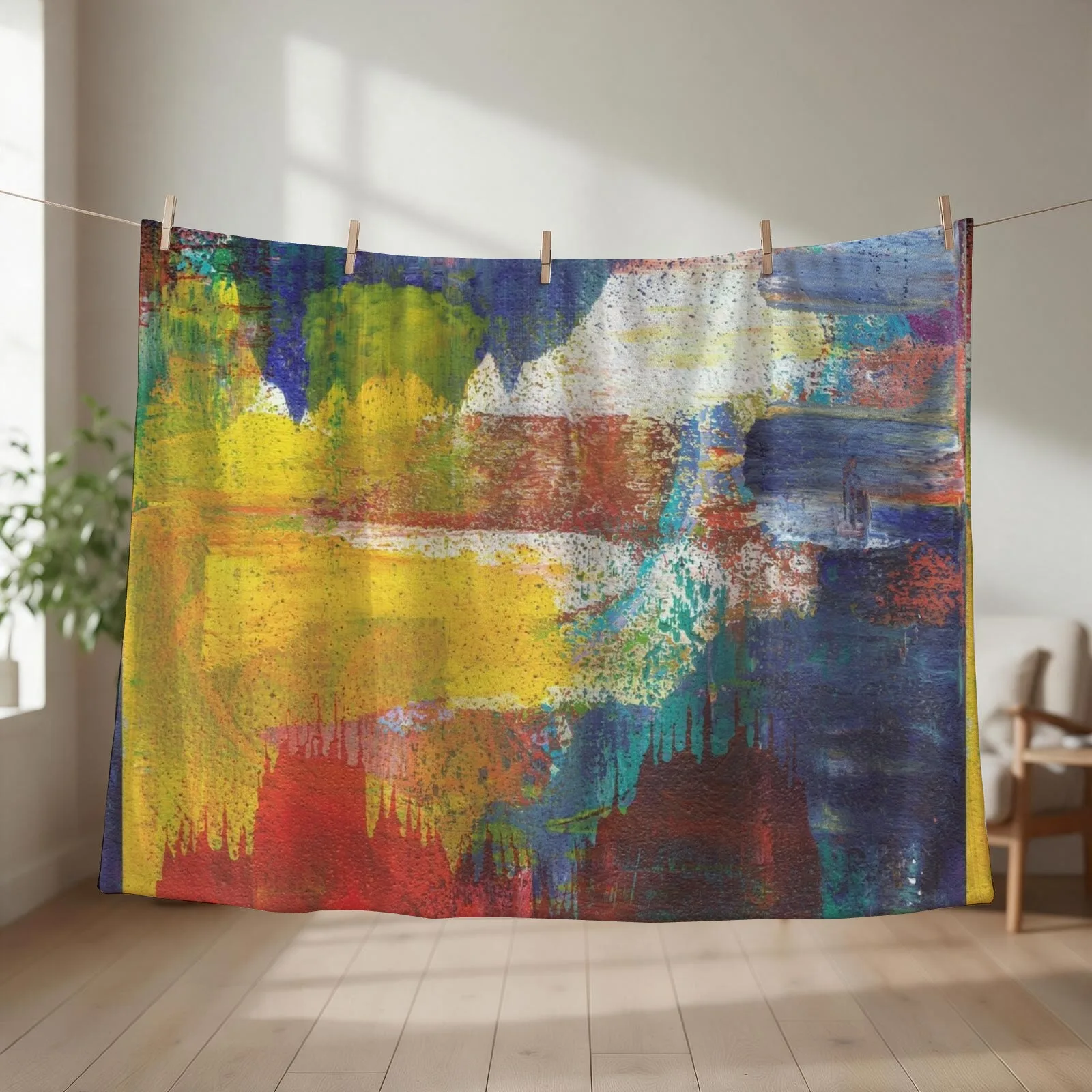 Bold Nuance II Throw Blanket Nap Heavy Camping Single Blankets