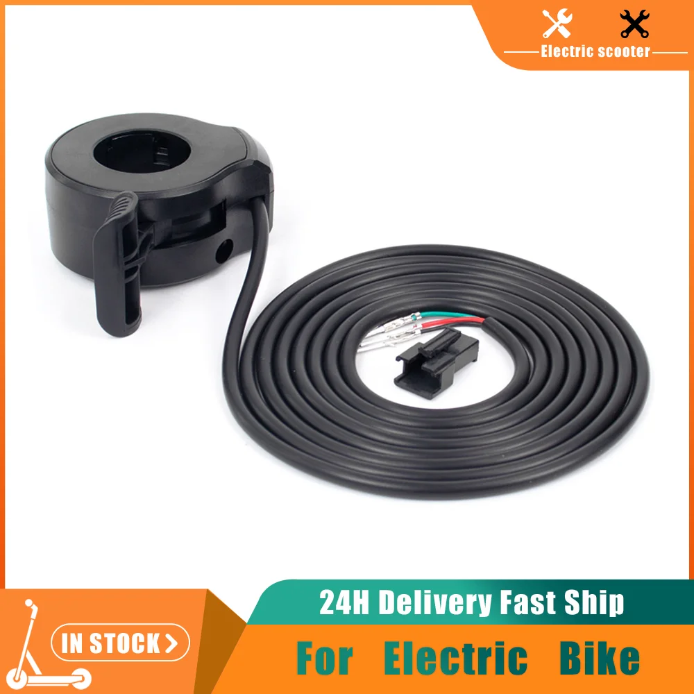 Thumb Throttle bici elettrica 130X controllo della velocità 3 Pin connettore SM impermeabile scooter elettrici acceleratore per bicicletta accessorio