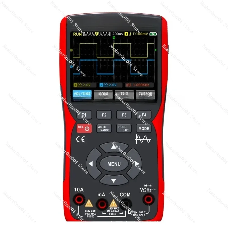 Suitable for 280MS rate PC waveform data storage dual oscilloscope ZT703S three in one digital multimeter 50MHz bandwidth