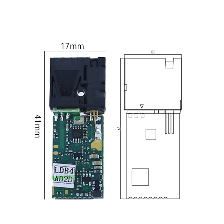 20M Mini Distance Meter Laser Module Measures Distance Sensor For Industrial Measurement