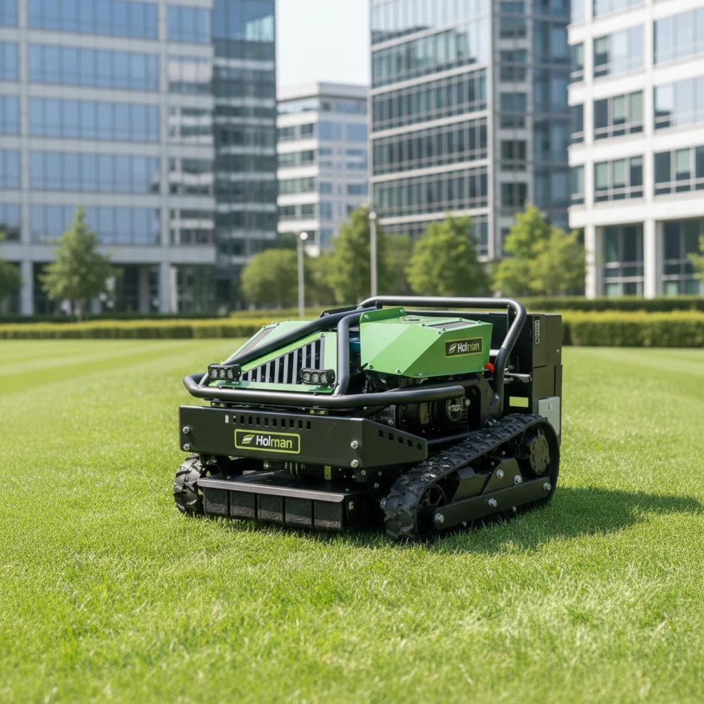 

High Power Tracked Remote Mower For Slope Muddy Farm Orchard Grass Cutting