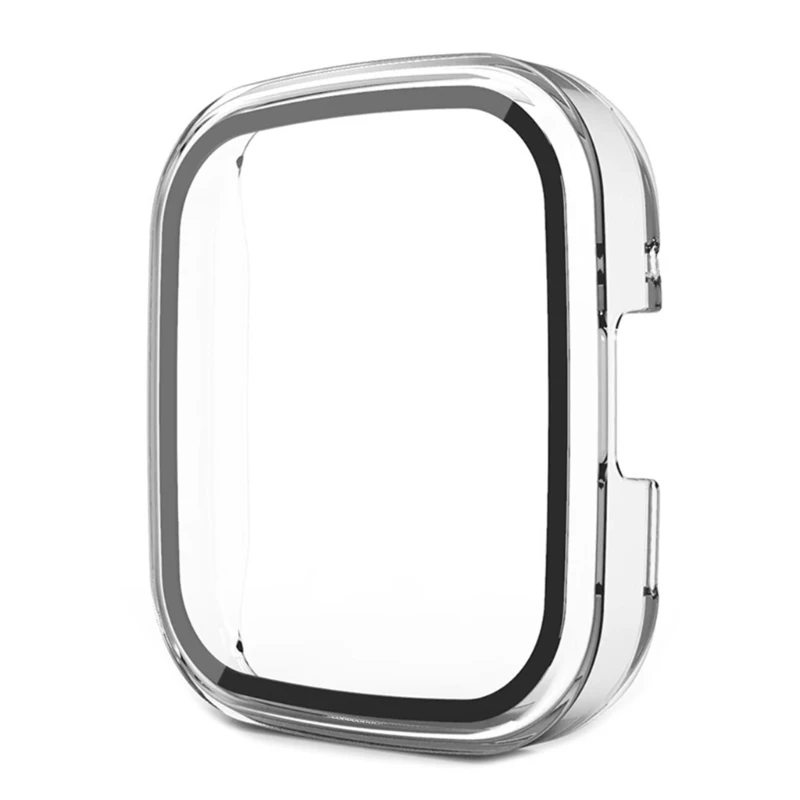 Redmi Watch 3 用保護ケース 強化ガラス + スマートウォッチ用 PC カバー