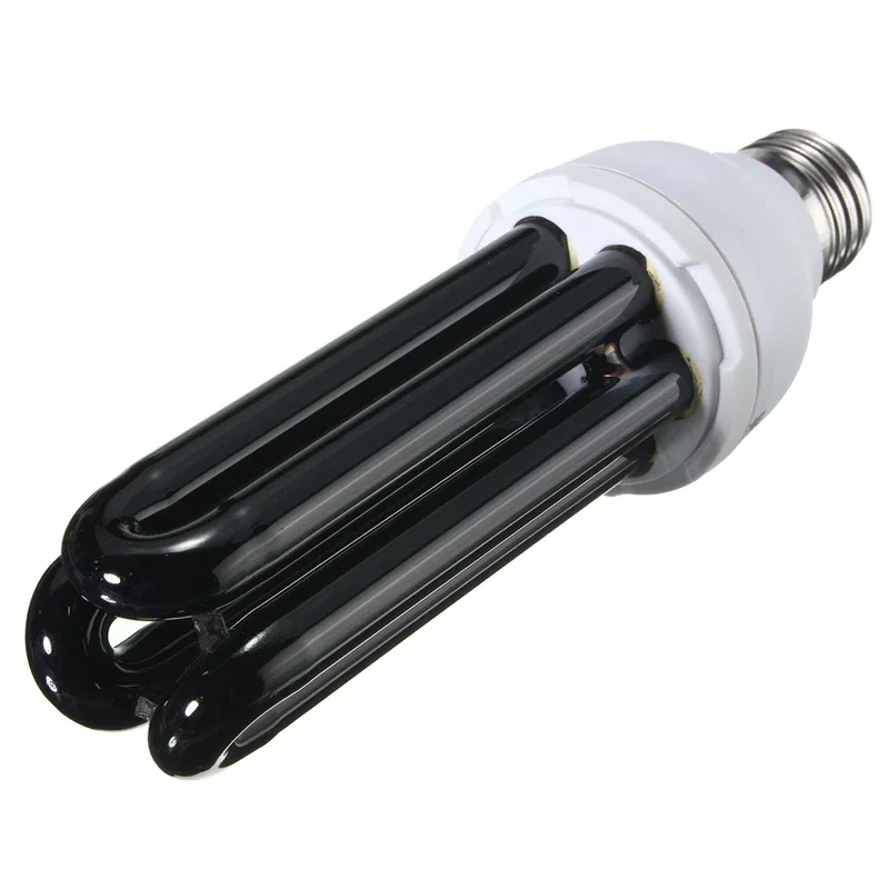 Ac220v 15-40w lâmpada uv ultravioleta fluorescente espiral luz lâmpada de poupança energia solar detector falsificado armadilha inseto
