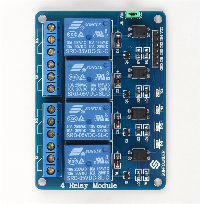 4 canal R3 5 V Módulo de Relé Protetor para Arduino UNO MEGA 2560 1280 ARM PIC AVR DSP STM32 Framboesa pi